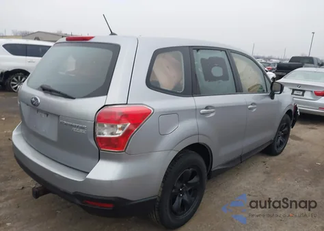 2015 Subaru Forester 2.5I from USA, damaged, VIN JF2SJAAC8FG833132